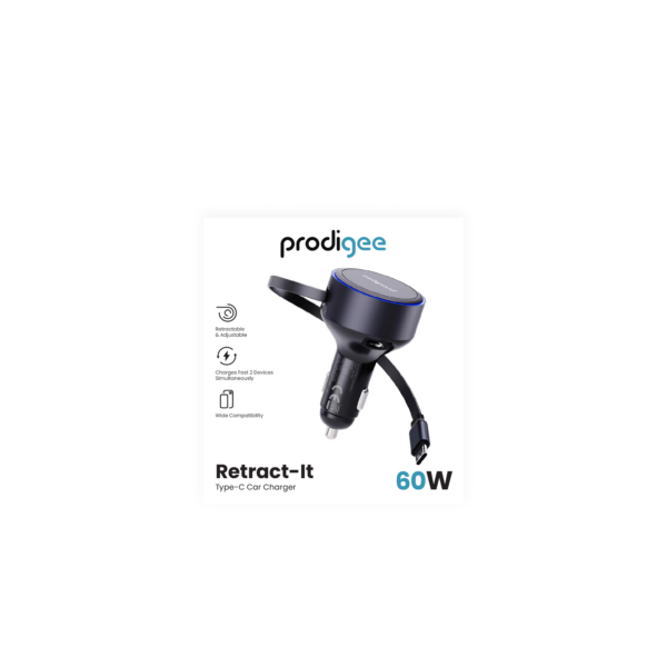 Energee Retract-It Car Charger 60W Type C - Image 4