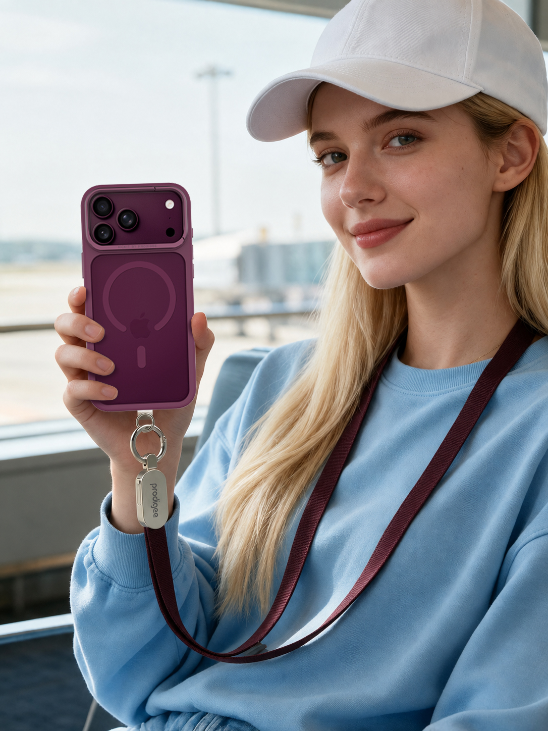 PowerStrap 4FT - Burgundy - Image 2